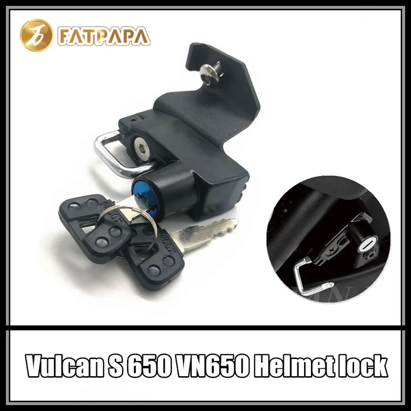 

Motorcycle Accessories Helmet Lock FOR KAWASAKI Vulcan S 650 VN650 VN