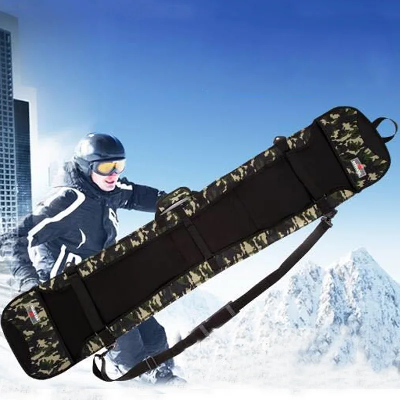 

Skiing Camouflage dumpling single board snow bag