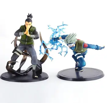 

16cm Naruto Hatake Kakashi Nara Shikamaru Anime Action Figure PVC New Collection figures toys brinquedos Collection