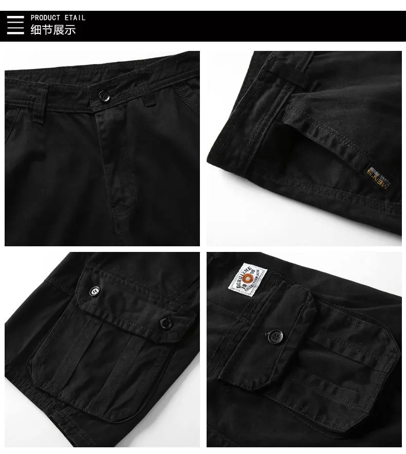 Oeak OeakNavy мужские брендовые новые мужские хлопковые свободные рабочие повседневные короткие брюки Доставка