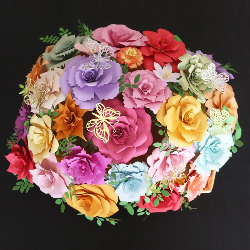 

Different Flowers Metal Cutting Dies for Scrapbooking Photo Album Embossing DIY Paper Cards Making Decorative Stencil Craft