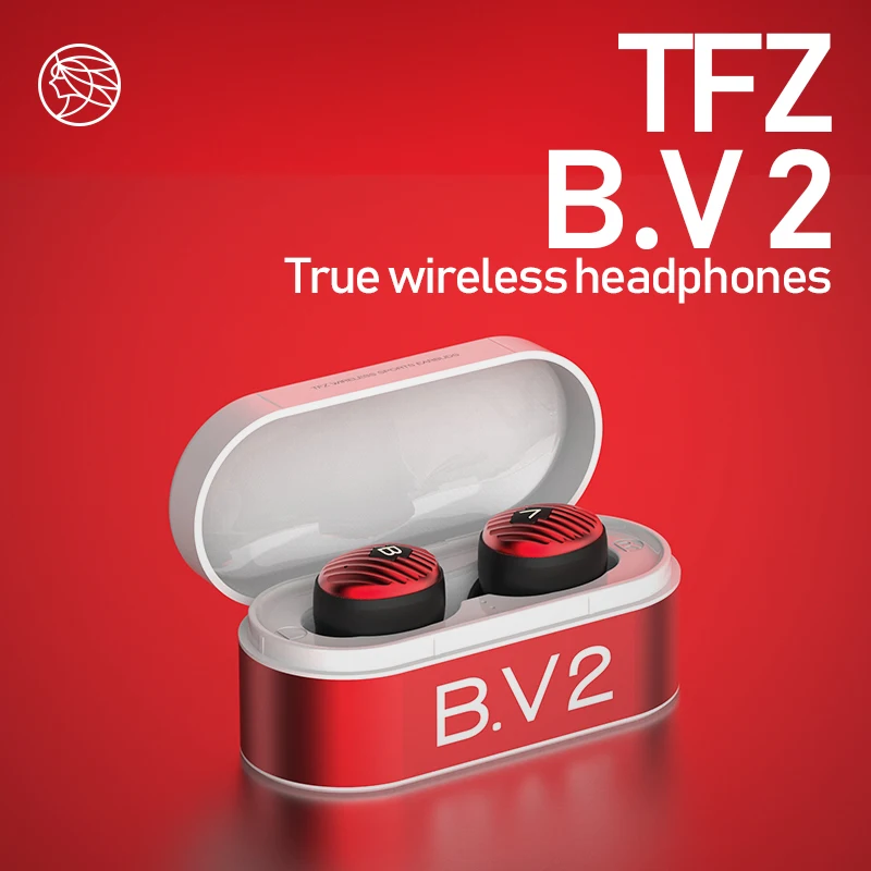 

TFZ/B.V2 Bluetooth 5.0 TWS Wireless Earphone With Charge Case,3D Stereo Sound Earphone with Dual Microphone