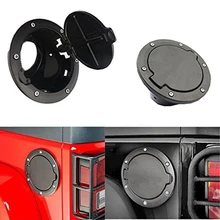 JX-LCLYL черная крышка топливного наполнителя, крышка бензобака для 07-16 Jeep Wrangler JK 2/4 Door