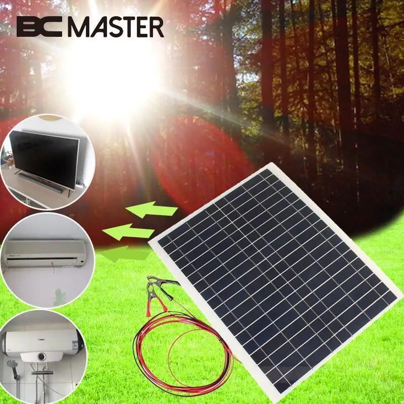 

BCMaster Polycrystalline flexible 1W 2V Solar Battery Charging Board Portable Outdoor Travelling Solar Panel DIY Solar Cell Gift