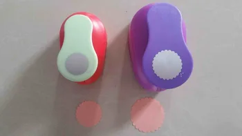 

2pcs/set(5.0cm,3.8cm) wave circle shape craft punch Punch Craft Scrapbooking school Paper Puncher eva hole punch free shipping