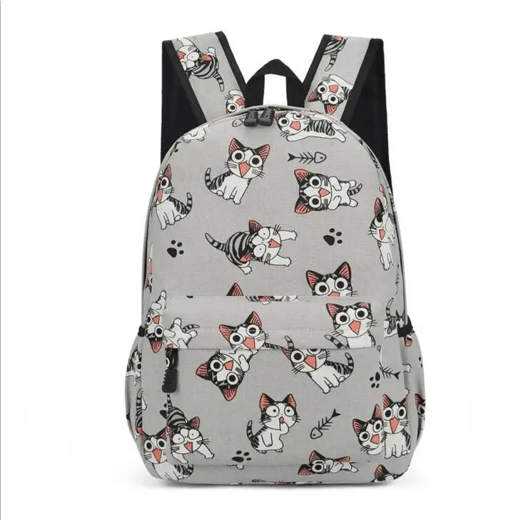 

Cartoon Chi's Cat Backpack School Bags Chi's Sweet Home Anime Green thickening Cute Cat Rucksack Schoolbag for Kids Daypack