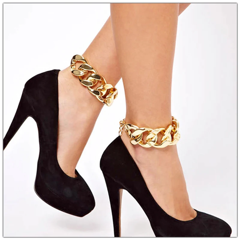 Sheegior прелестный CCP ножная цепочка браслеты для ног для женщин черные, серебристые, золотые ножные браслеты босоножек лодыжки браслет в подарок