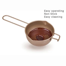 1 шт. антипригарные из углеродистой стали двойные котельные горшки растопление шоколада горшок молочная чашка масло конфеты теплые принадлежности для приготовления кондитерских изделий