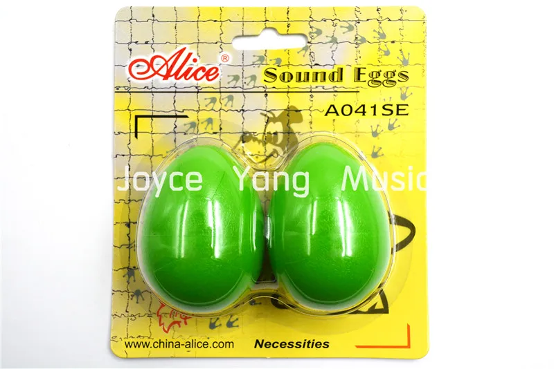 1 pair of Alice A041SE Colourful Sound Eggs Shaker Maracas Percussion