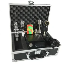 Fancier 2 кварцевые ногти с титановым гвоздем E dab Enail комплект 14 мм 18 мм Мужской 2 кварцевая крышка карбюратора 20 мм нагревательная катушка