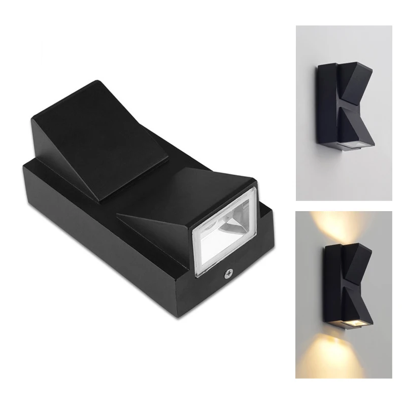 

10W LED Outdoor Lighting Wall Light Lamp Up Down COB Led Porch light Waterproof IP65 Path Light