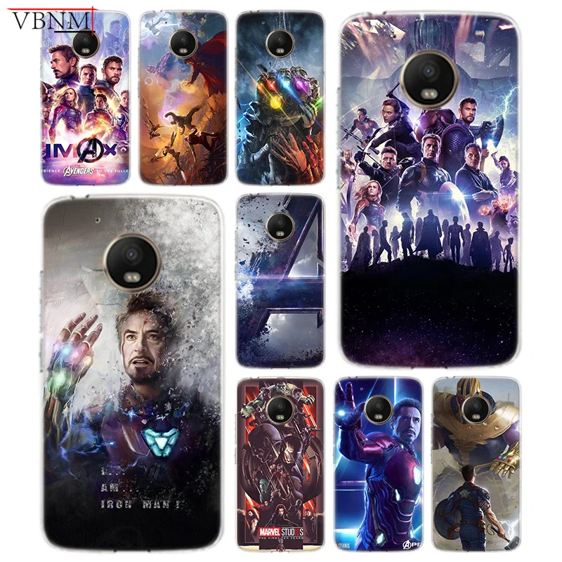 

Avenger 4 Final Battle Soft Silicone Case For Motorola G4 Play G5 G5S G6 Plus For MOTO E4 E5 Plus Play Customized Cover Cases