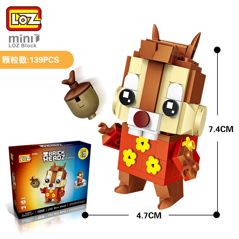LOZ Mini Blocs Ecureuil Caractere Brique Jouet Super-Heros строительные блоки уникальная фигура Vente En Plastique