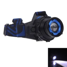 Cree Q5 3-Modes 1000 Lm LED Rechargeable Headlight Headlamp Zoomable Head Lamp Spotlight Lantern For Hunting LS