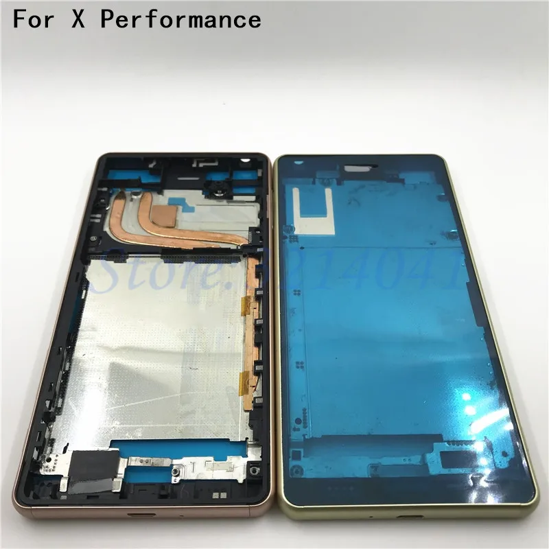 

For Sony Xperia X Performance XP F8131 F8132 Front LCD Middle Frame Bezel Chasis Housing Cover Case+Side Buttons Repair parts