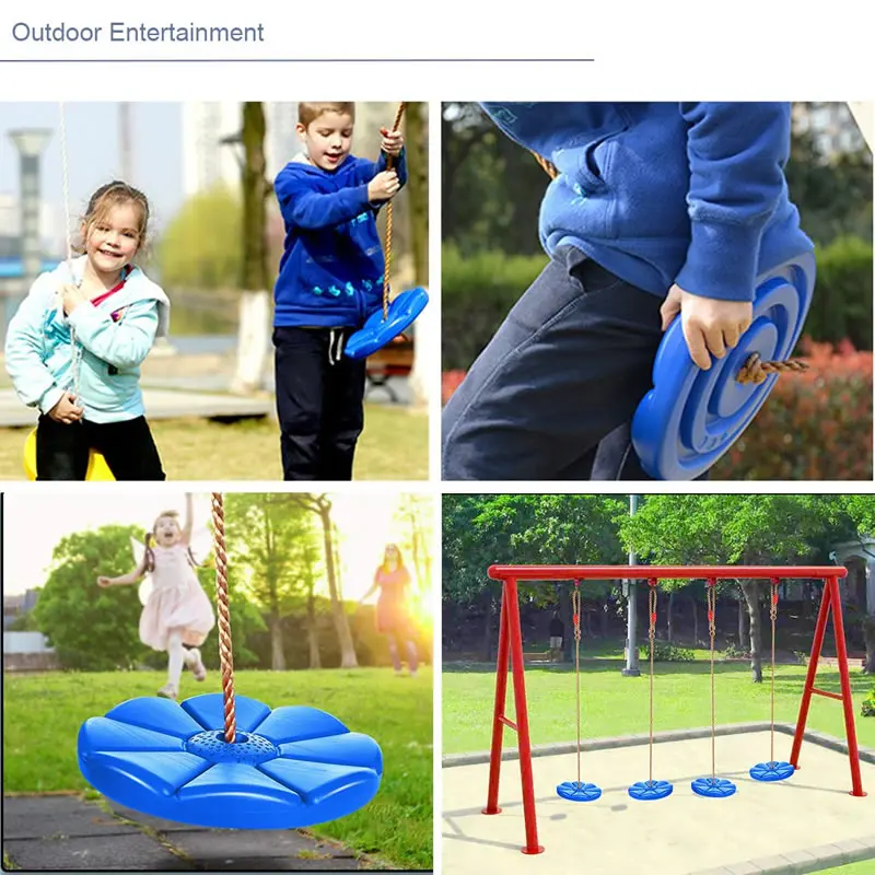 Funny kids climbing rope Swing Disc Climbing Rope Children Kids Garden Playground Backyard Outdoor Swing Games Equipment Toys