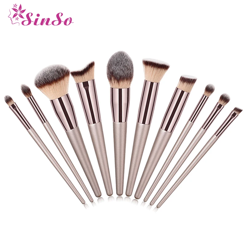 

Sinso 1PCS Rubber Makeup Brushes Foundation Cosmetic Face Eyebrow Eyeshadow Brush Make up Brushes Sets Tools pincel maquiagem