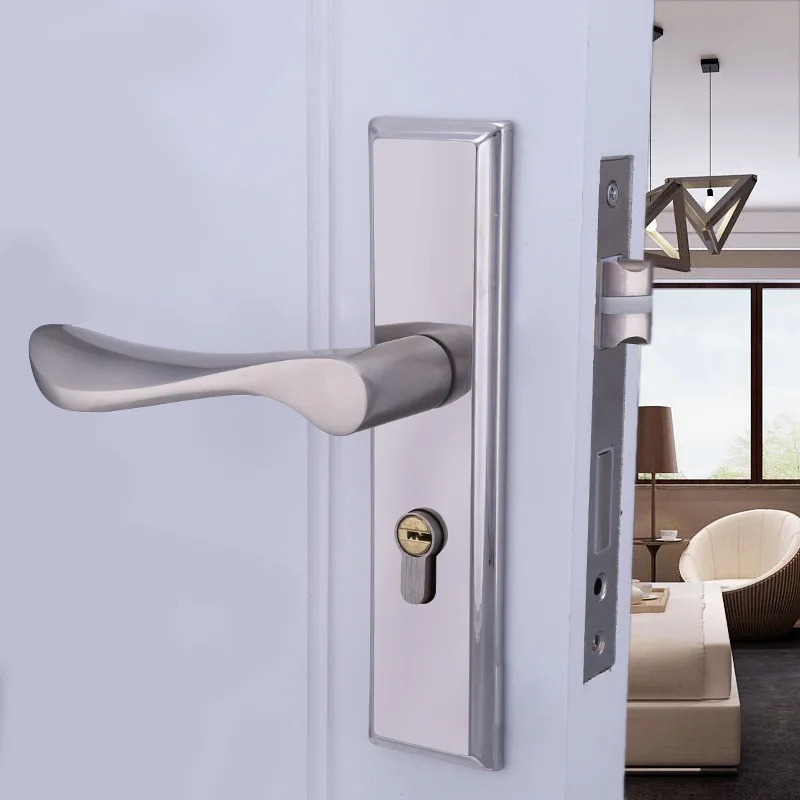 

2018 Promotion Free Shipping Customizable Stainless Steel Hand Lock High-grade Indoor Door The Bedroom Hardware Locks F - 3