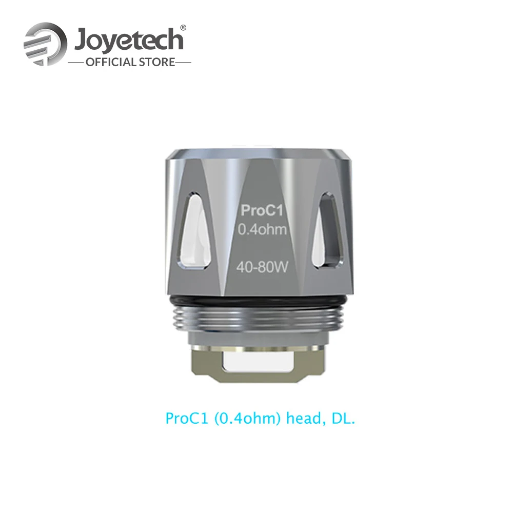 

Original Joyetech ProC1 Coil 0.4ohm Head For Output 40-80w Replacement For ProCore Atomizer Electronic Cigarette