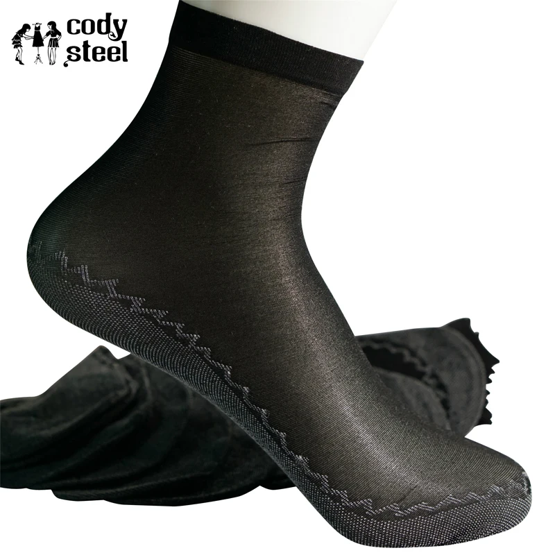 Cody Сталь женские бархатные Носки для девочек снизу плюс хлопок Дышащие Короткие носки модная одежда для девочек удобные женские