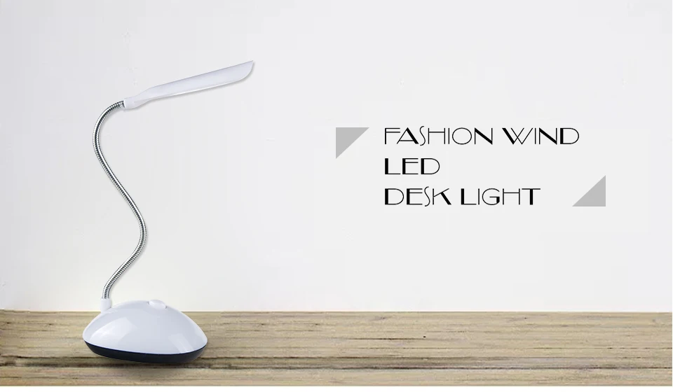 Mini Flexible LED Night Lights Table Lamp Reading Book Eye Protection Flexible Push Switch Bendable Battery Powered (1)