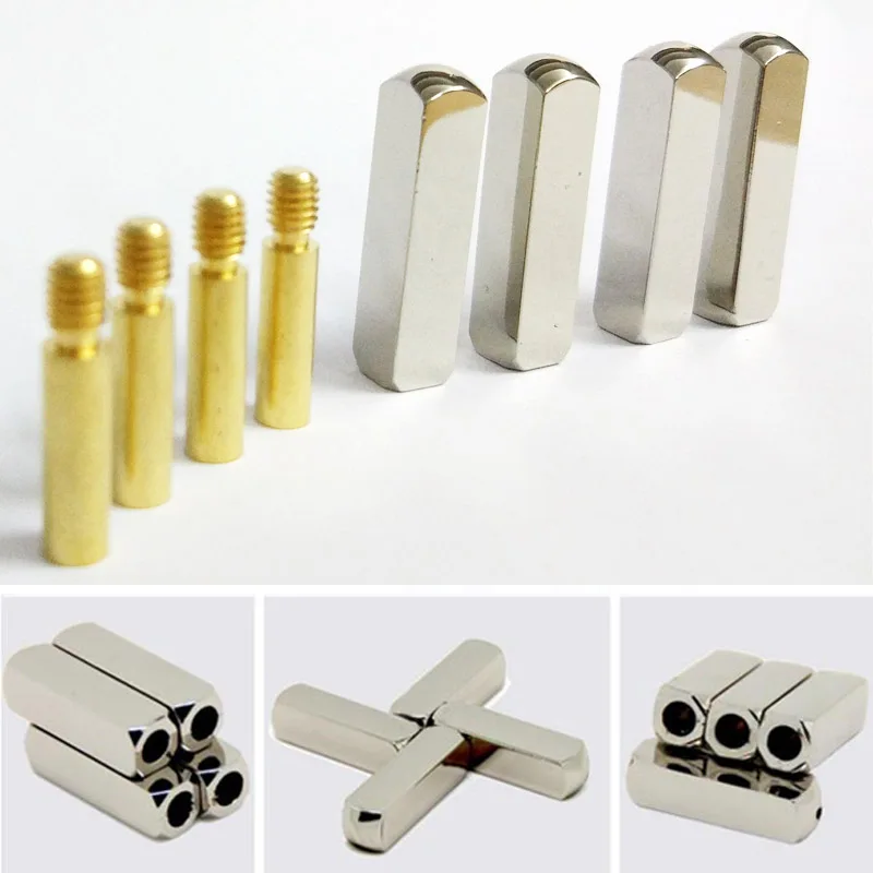 4 PCS 2 PAIRS High quality New Metal head Shoelaces Gold/Silver laces tips for sneaker Square basketball shoe laces Accessories Jewelry Findings