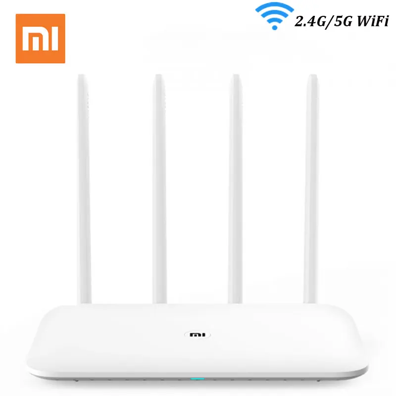 Xiaomi Mi Wi Fi беспроводной маршрутизатор 4 ретранслятор 2,4 г 5 ГГц 1167 Мбит Dual Band Dual Core 880 МГц Flash Встроенная память 256 Мб памяти приложение