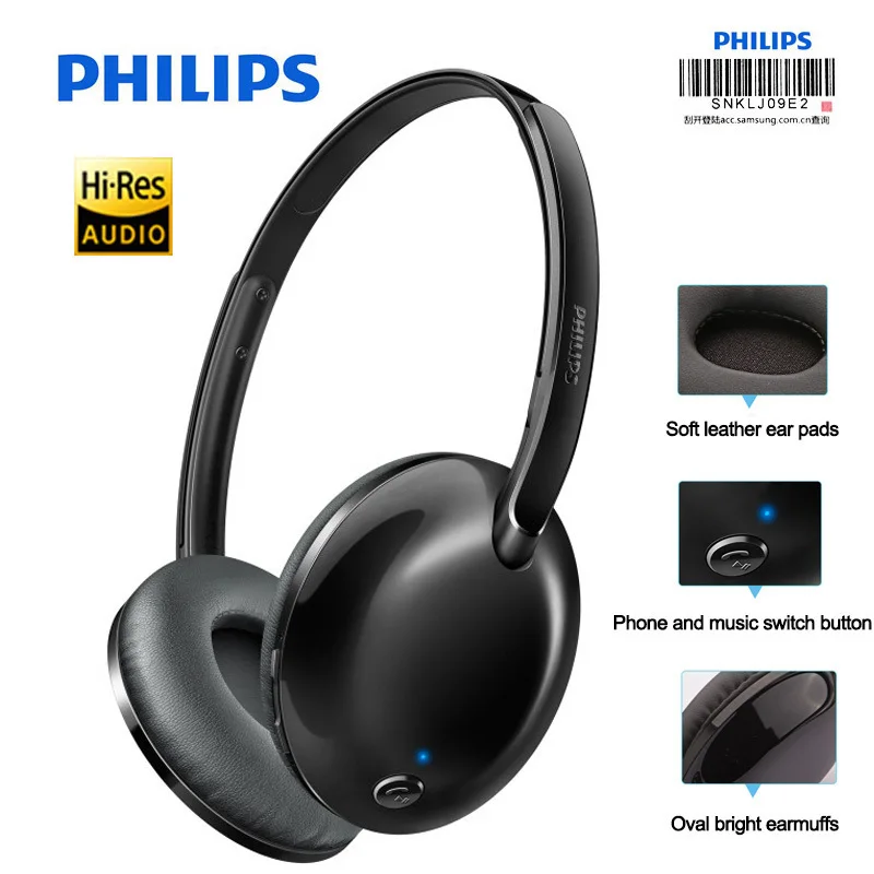 Оригинальные Беспроводные Наушники Philips SHB4405 Bluetooth 4 1 литий полимерный регулятор