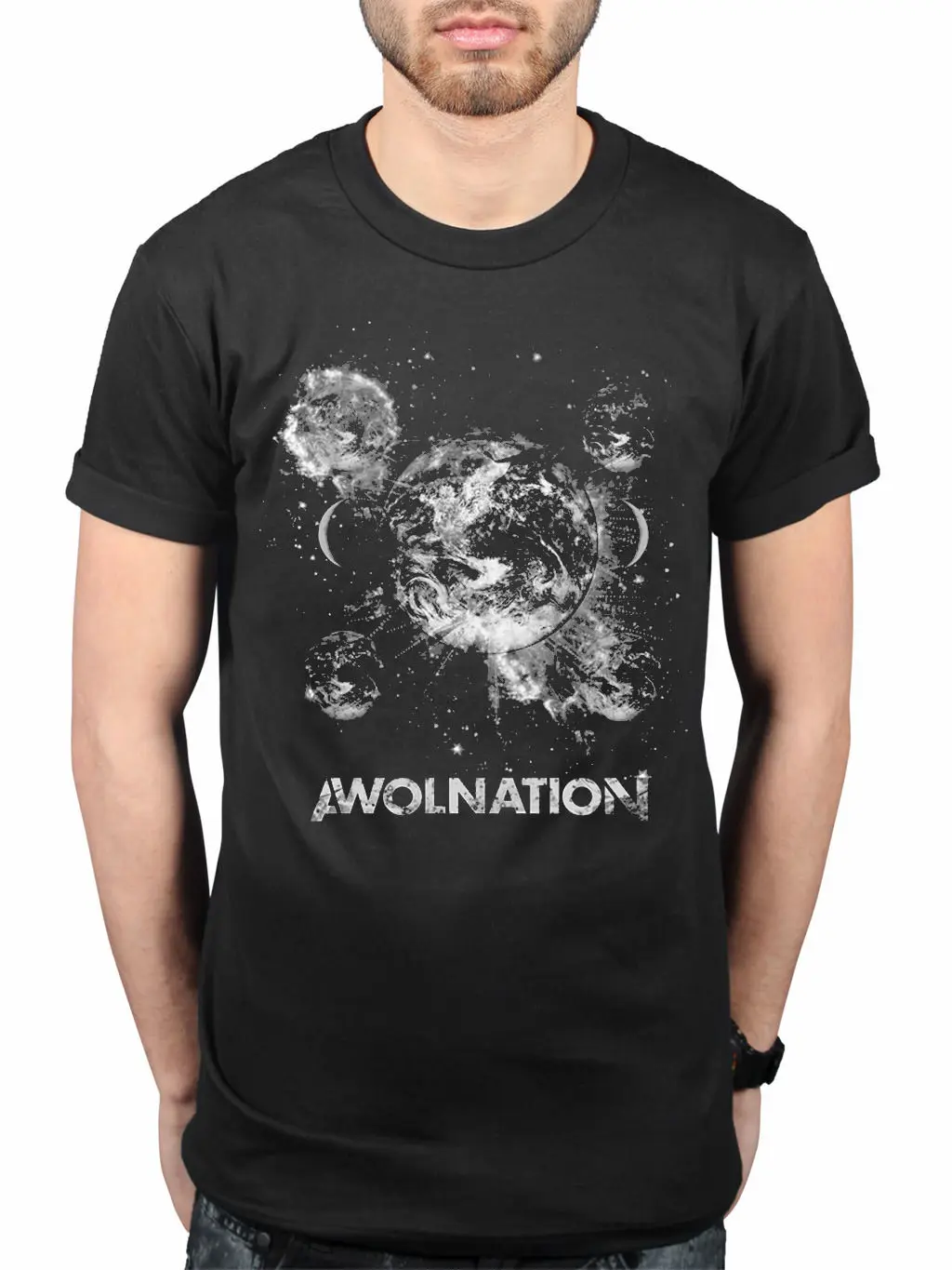 Официальный Awolnation планет футболки Мерч группы Аарон Bruno восстания родной город |