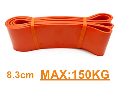 Эспандер для упражнений эластичная лента для тренировки рубер петля Кроссфит силовой пилатес оборудование для фитнеса тренировка экспандер унисекс - Цвет: Orange
