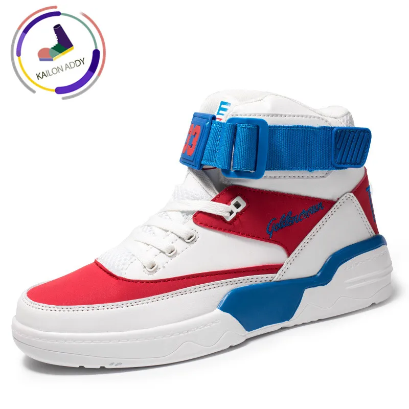 

KAILON ADDY 2019 Autumn and Winter New Fashion Sports Shoes High-top Sneakers Men's Personality Breathable Men's Shoes