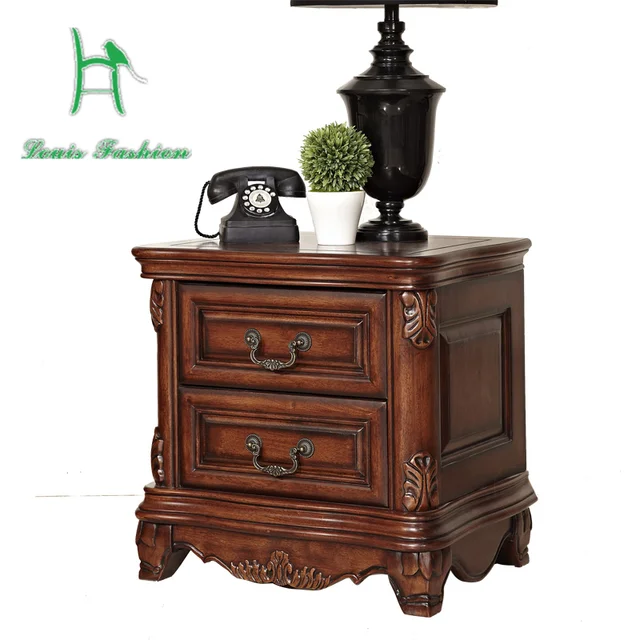 The Antique Furniture Bedside Bedside Table Of European American The antique furniture bedside bedside table of European American country furniture cabinet wood - The Antique Furniture Bedside Bedside Table Of European American