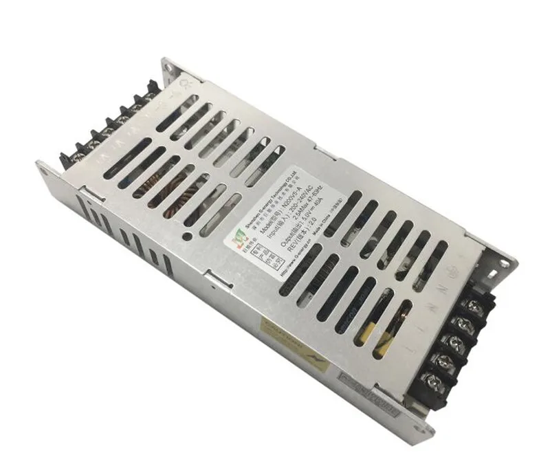 Высокое качество N200V5 A тонкий 5V 40A 200W светодиодный дисплей источник питания 200 240V AC
