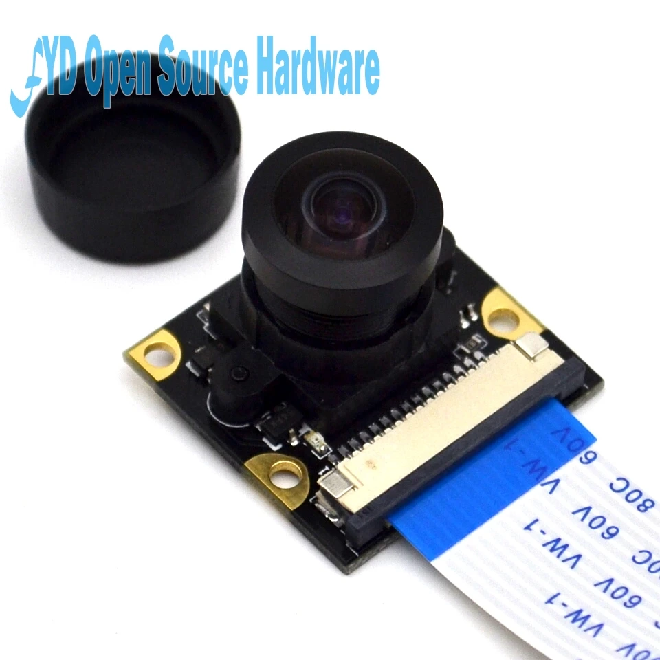 

New Camera Module Board 5MP Wide Angle Fish Eye 160 Degree Lenses For Raspberry Pi