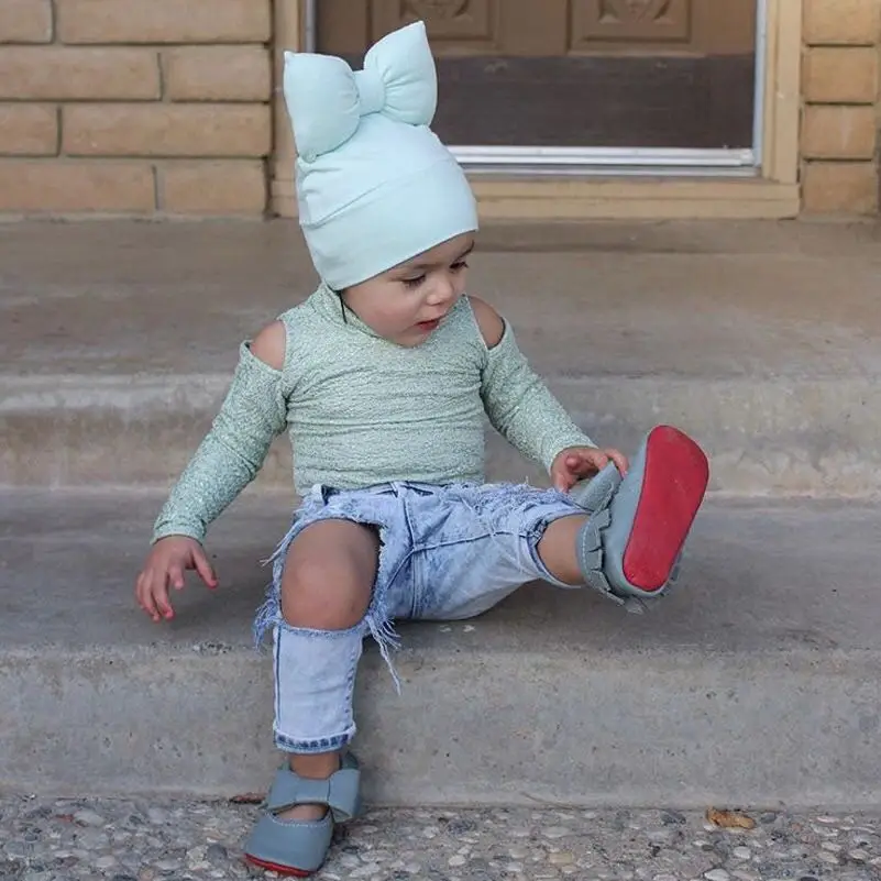 INS Baby Unisex Rock Pants Ripped Boys Jean Pants Newborn Girls Cool Clothing Pants with Holes Summer hip hop pants suit 1-5Yrs (8)