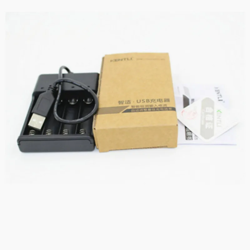 

KENTLI 4 slots USB battery charger for KENTLI 1.5v AA lithium rechargeable battery