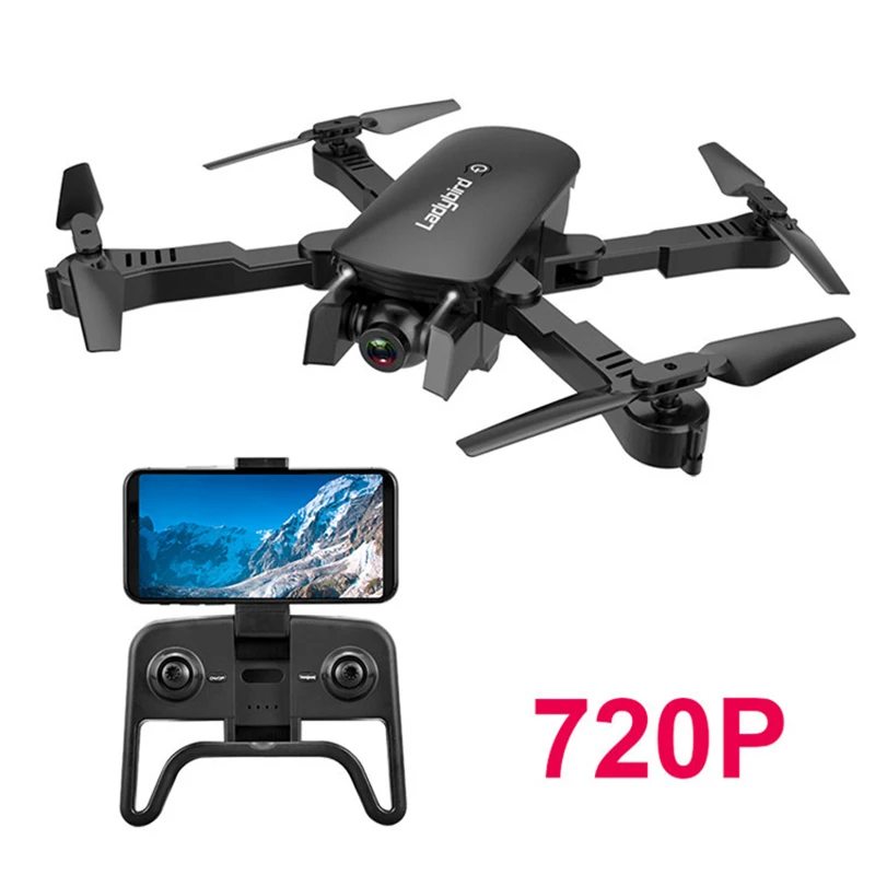 Drone 4K HD aerial camera quadcopter optical flow hover smart follow dual camera RC helicopter drone with camera r8 dron - Цвет: 720p