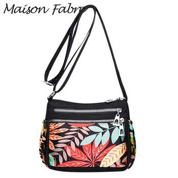 

Maison Fabre Bag women Oxford crossbody bag strap Flower print handbags Travel 2019 Ladies zipper handbags Waterproof bag phone
