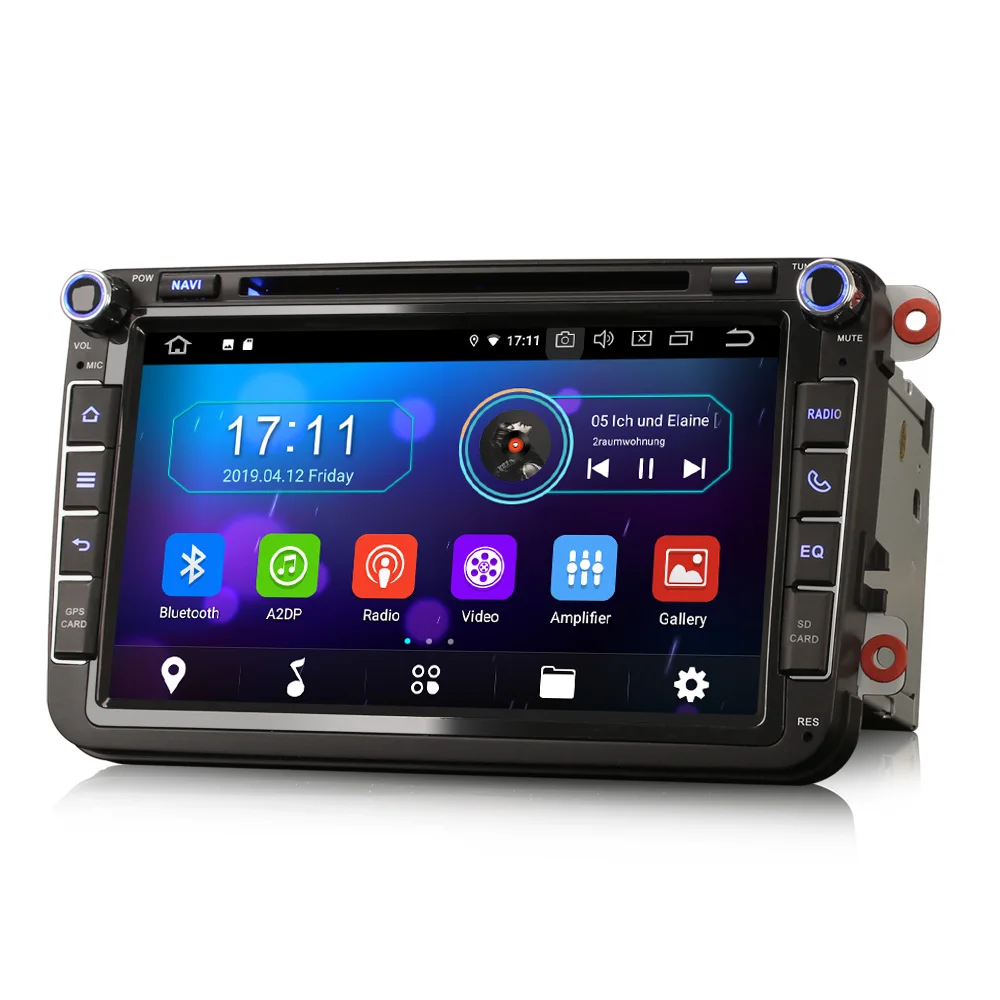 Best 8" Android 9.0 OS Car DVD Multimedia GPS Radio for Seat Altea XL 2007-2015 Altea 2004-2015 Alhambra 2010-2016 Leon MK2 2004-2013 1