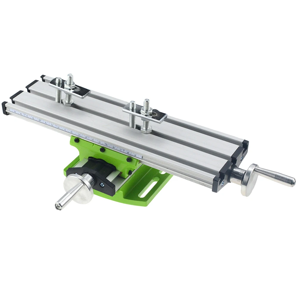Milling Machine Bench Drill Vise X Y-Axis Adjustment Table Fixture Worktable.