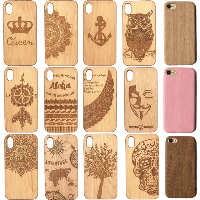 Real Wood Cell Phone Case for iPhone Accessories and Parts Mobile Phone Accessories d92a8333dd3ccb895cc65f: For iphone 7(8)|For iphone 7(8)Plus|For iphone X(XS)|For iPhone XR|For iPhone XS MAX