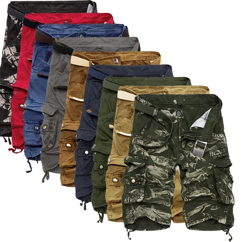 army cargo shorts mens