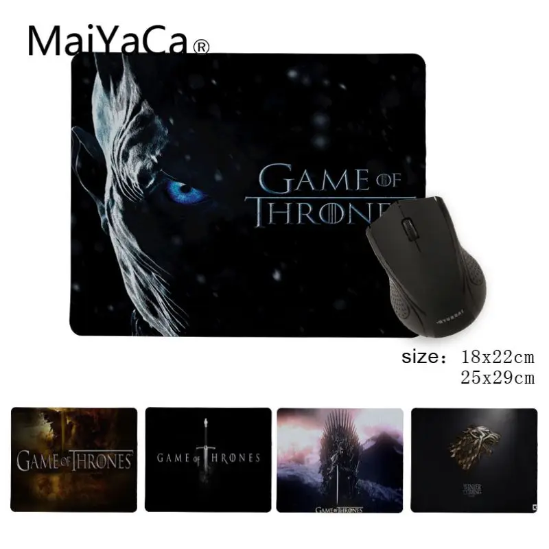 

Babaite Simple Design Game of Thrones Gaming Silicone Pad to Mouse Game Gamer Speed Mice Retail Small Rubber Mousepad