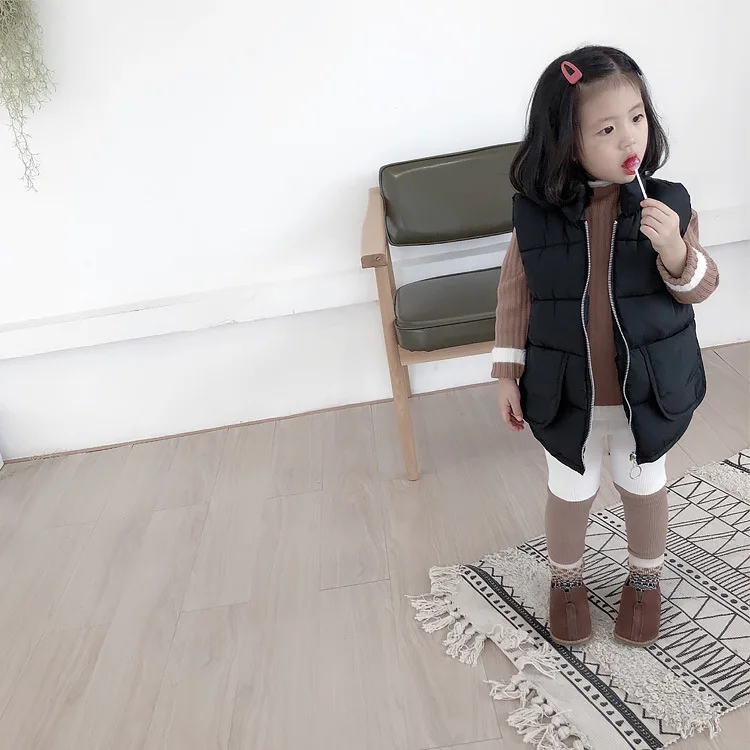 Children Clothing 2019 Winter New Fashion Korean Boys and Girls Casual Waistcoat Kids Warm Coats Jackets Toddler Vests Outwear