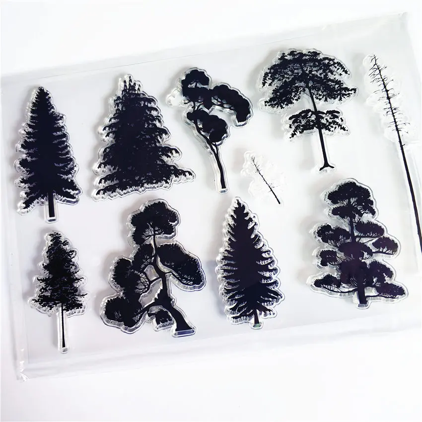 PANFELOU The woods прозрачный силиконовый штамп/печать для DIY скрапбукинга/фотоальбома декоративные прозрачные штамп листы