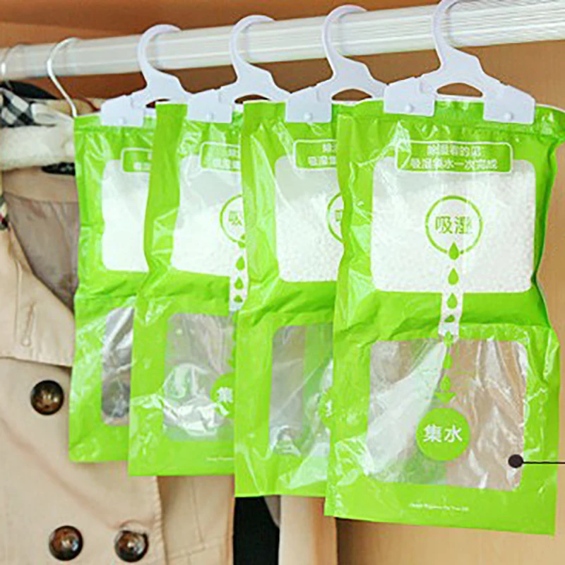 Hanging Wardrobe Moisture Agent Desiccant Dehumidifier Bags Wardrobe