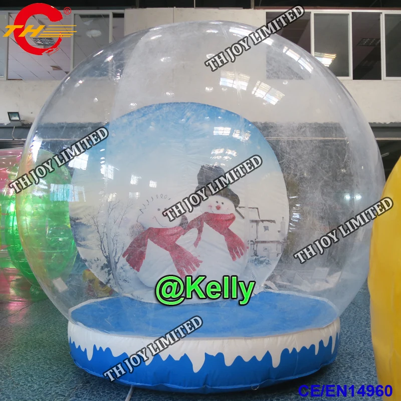 Free Door Shipping 3m Dia Giant Inflatable Snow Globe For Sale