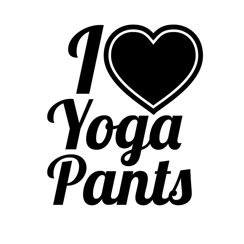 Виниловая наклейка с надписью My Heart Yoga | Автомобили и мотоциклы