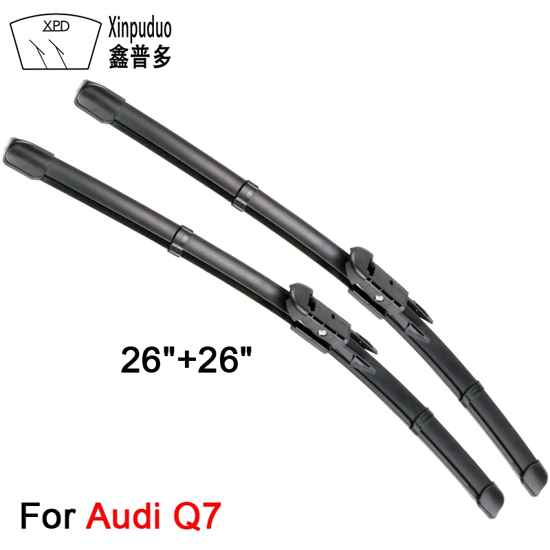 XPD Wiper Blade Fit For Audi Q7 26'' + 26'' Silicone Rubber Windscreen