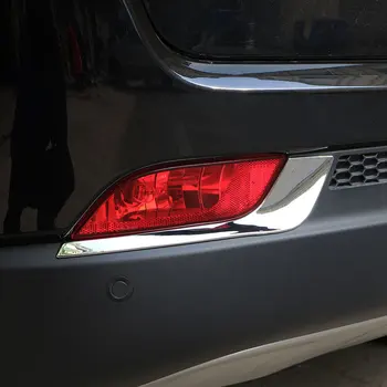 

Car Chrome Rear Fog Lamps Lamp Cover Back Fog Lights Light Trim Sticker for Jeep Compass 2017 2018 Accessories